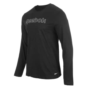 Reebok Men's Lounge Graphic Long Sleeve Crew T-Shirt: 2 for $23 Reebok Men's Lounge Graphic Long Sleeve Crew T-Shirt: 2 for $23