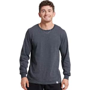 Russell Athletic Men's Dri-Power Cotton Blend Long Sleeve T-Shirt for $5 Russell Athletic Men's Dri-Power Cotton Blend Long Sleeve T-Shirt for $5
