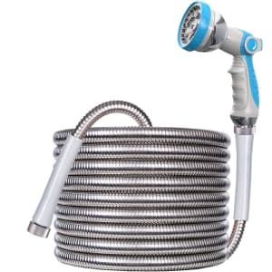 25-Foot Metal Expandable Garden Hose for $17 25-Foot Metal Expandable Garden Hose for $17