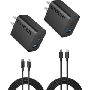 Anker 20W Dual Port USB Fast Wall Charger 2-Pack for $13 w/ Prime Anker 20W Dual Port USB Fast Wall Charger 2-Pack for $13 w/ Prime